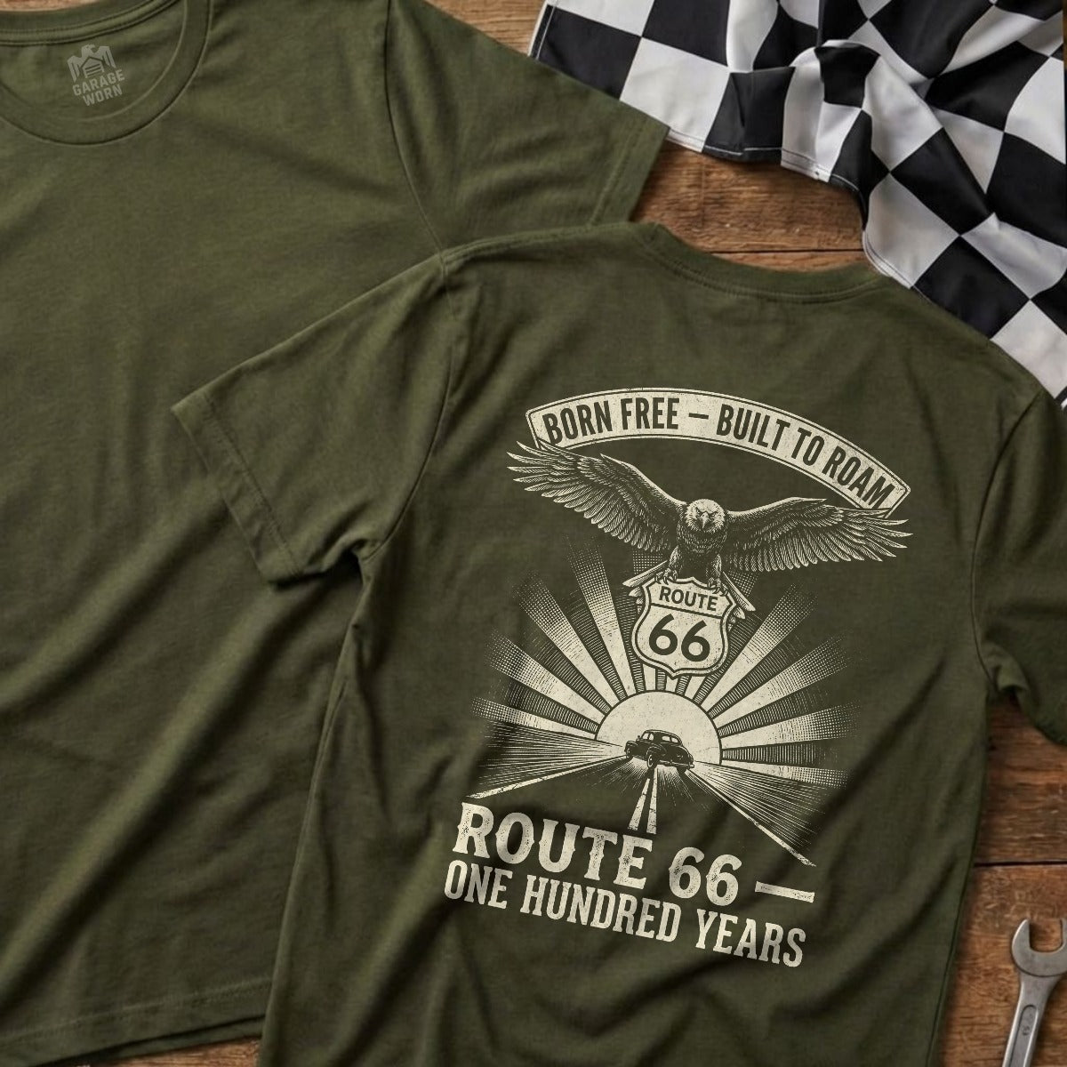 Military Green | Full Back