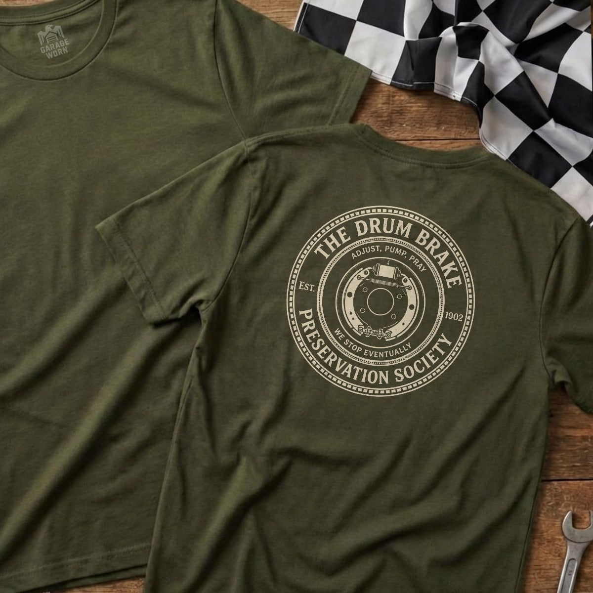 Military Green | Full Back