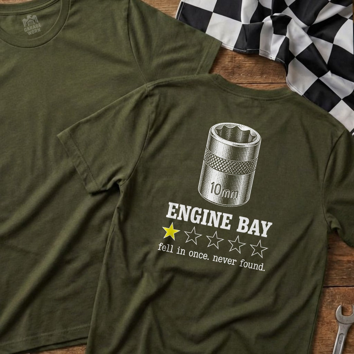 Military Green | Full Back