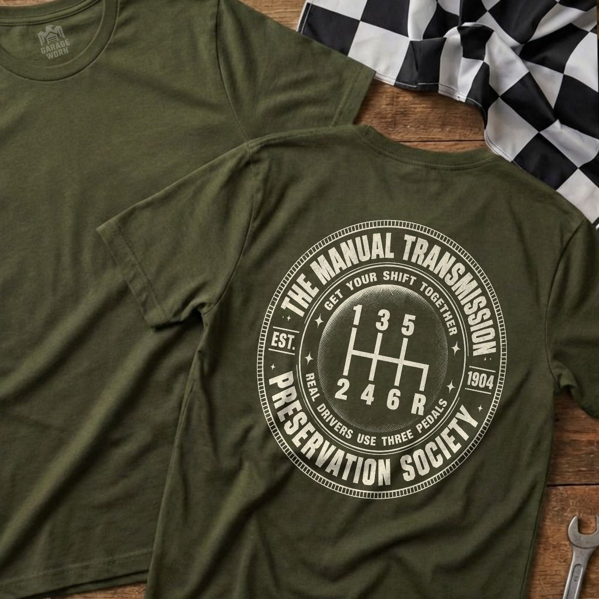 Military Green | Full Back