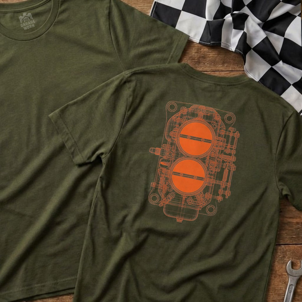Military Green | Full Back