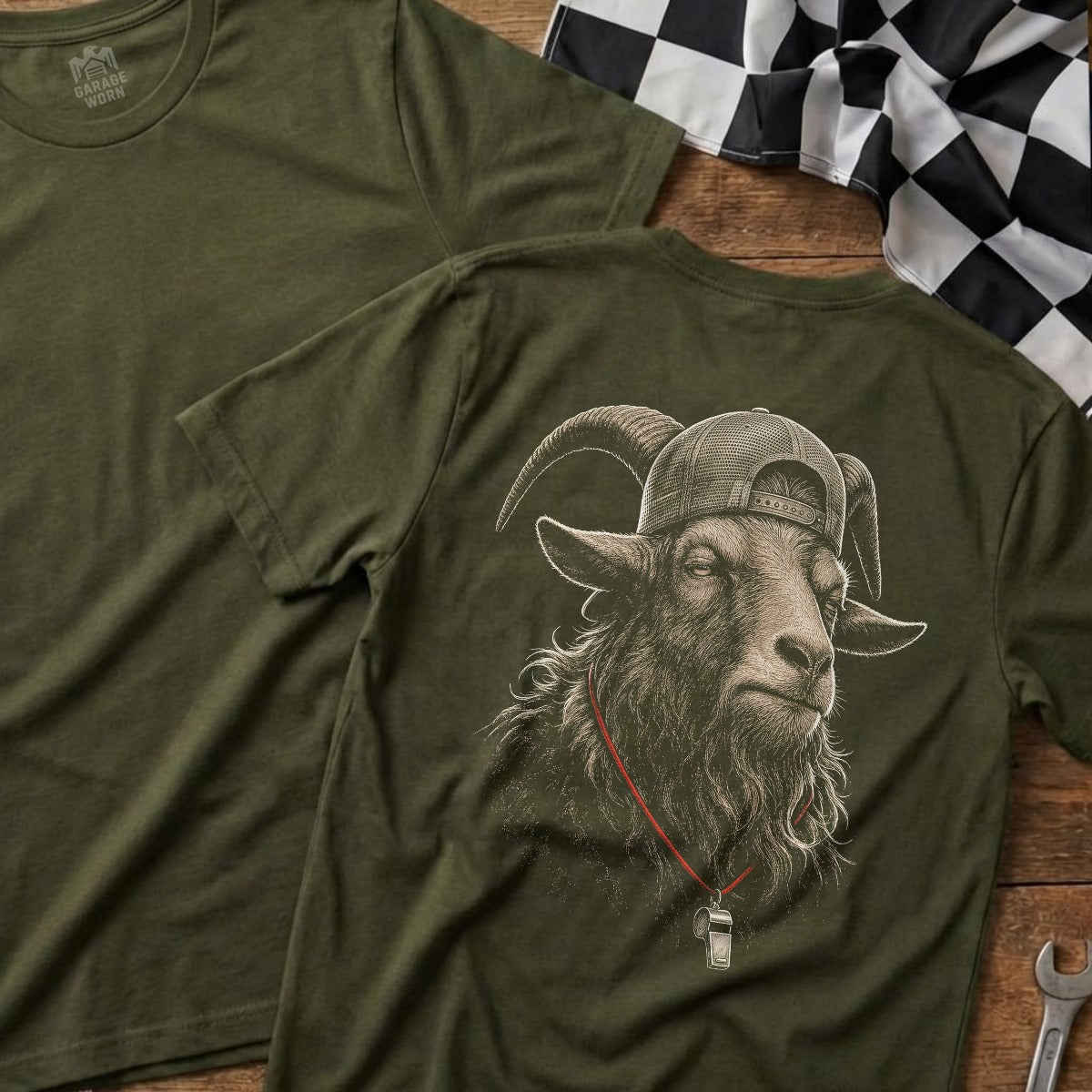Military Green | Full Back