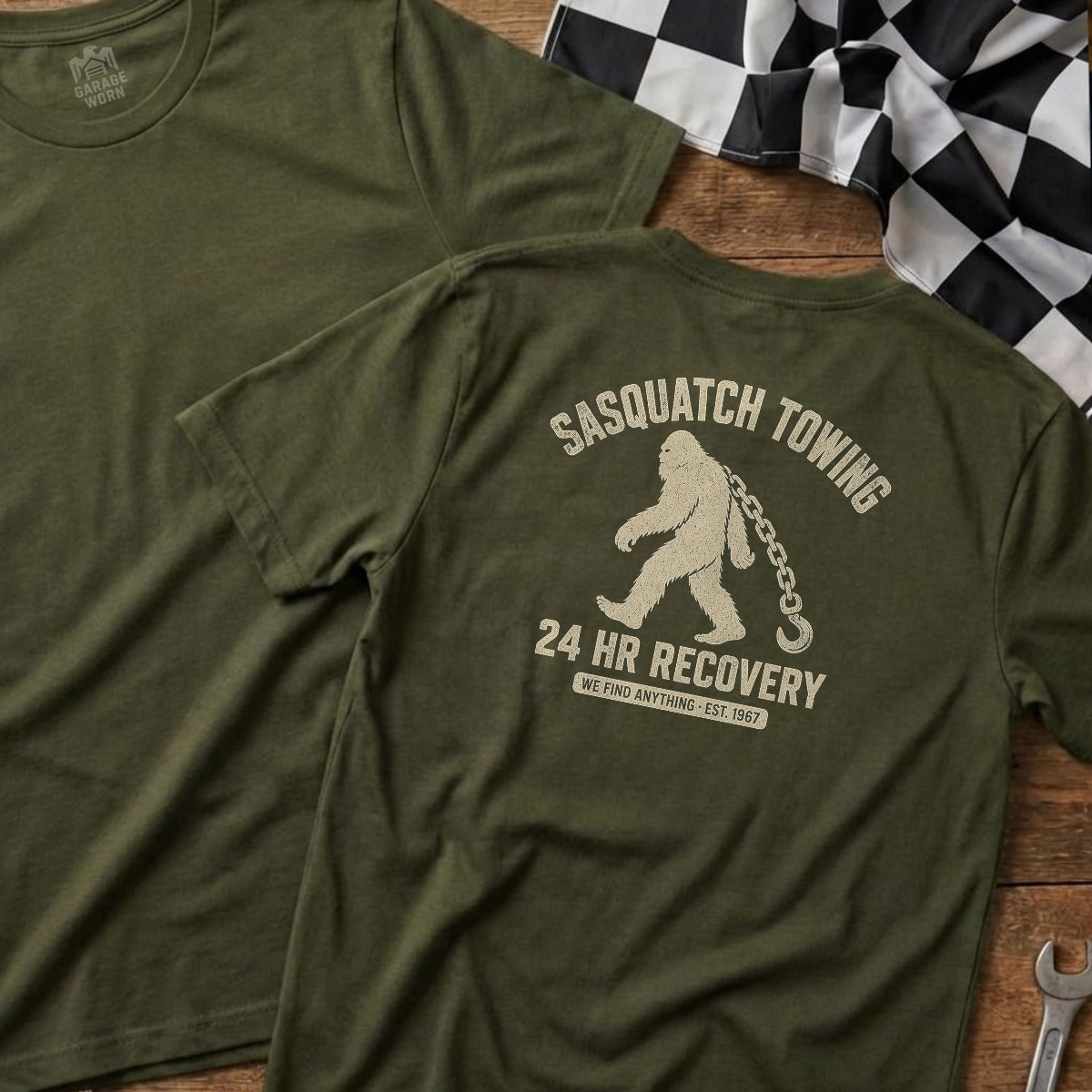 Military Green | Full Back