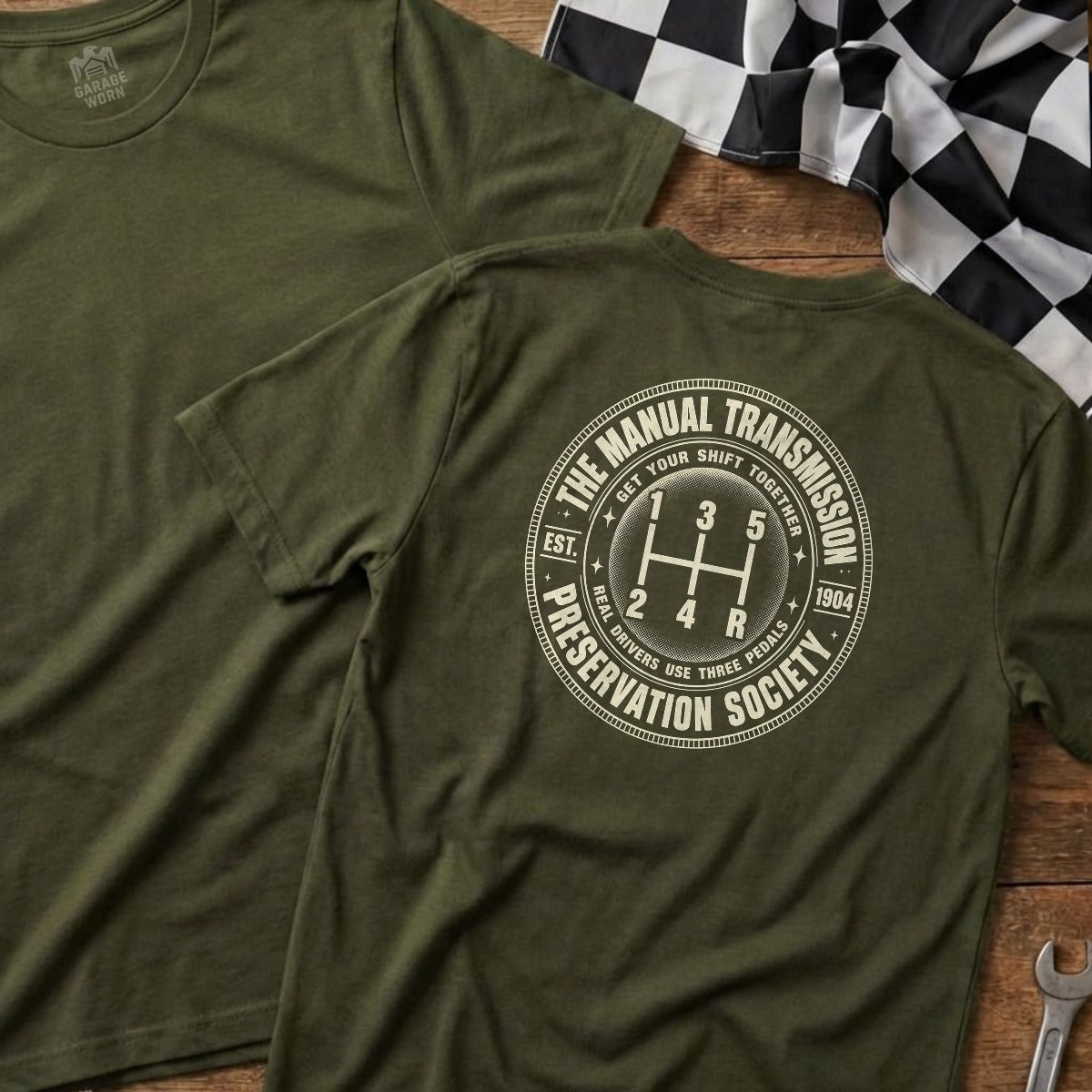 Military Green | Full Back