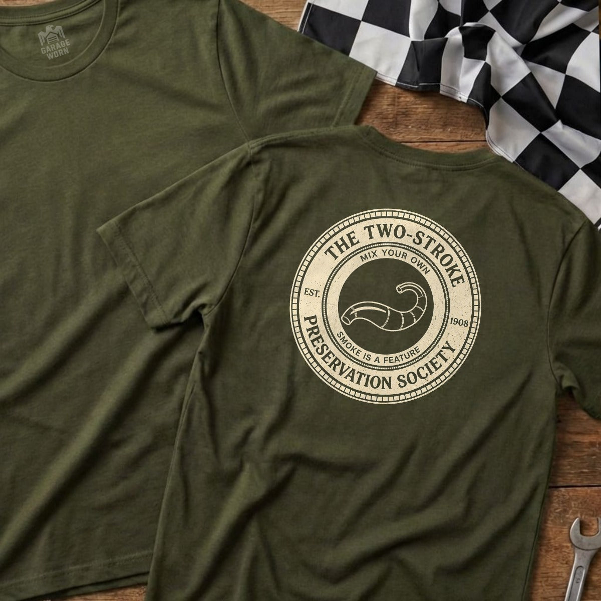 Military Green | Full Back