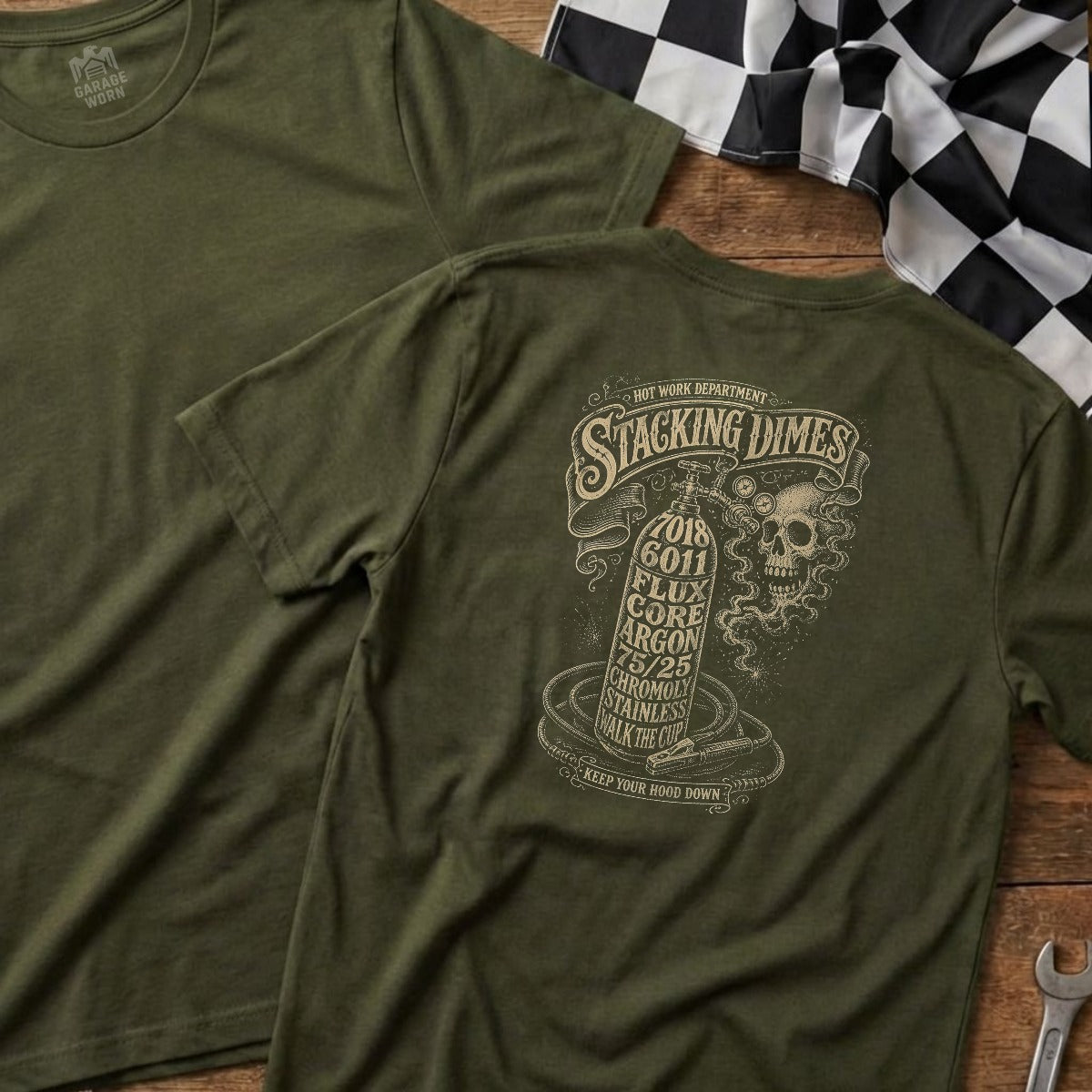 Military Green | Full Back