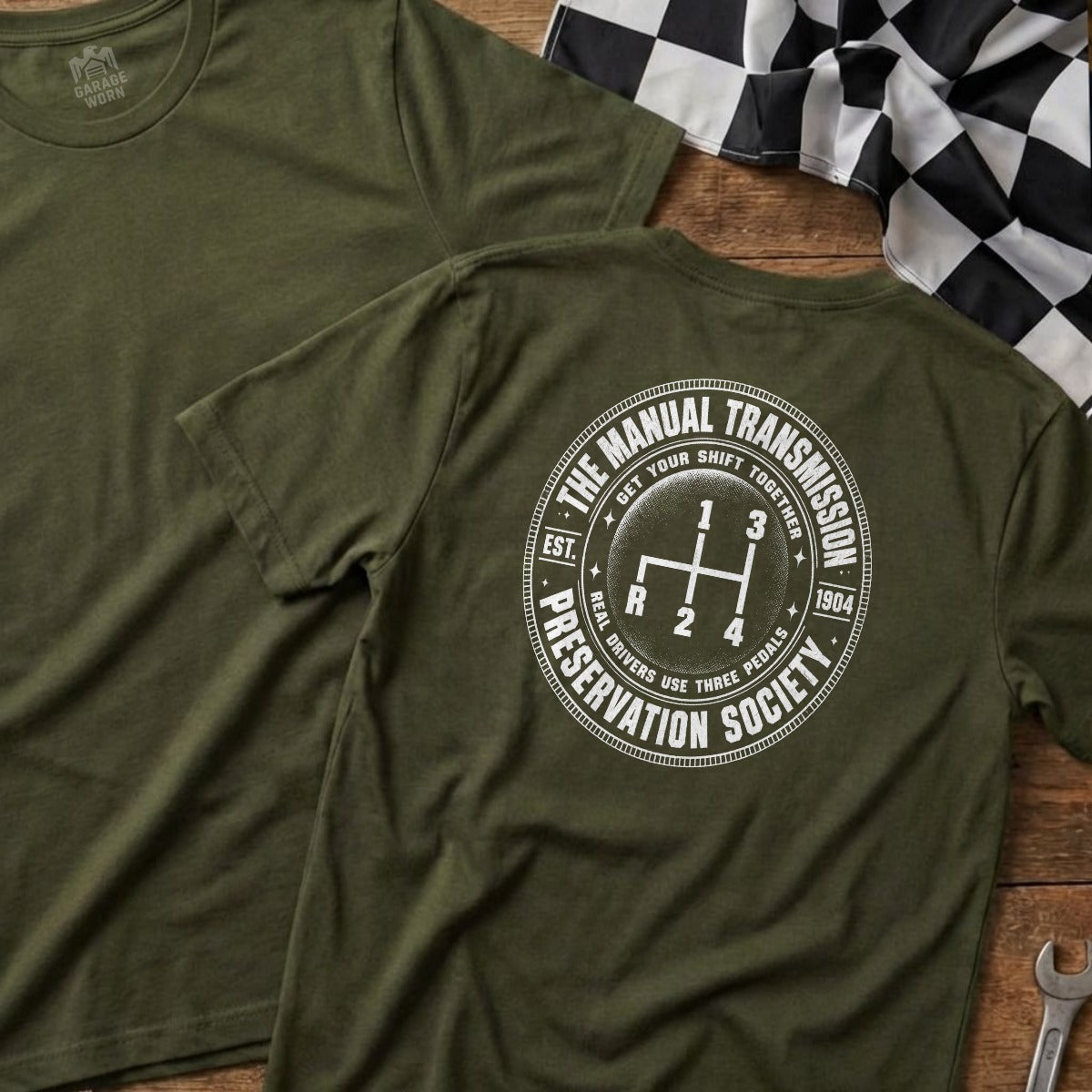 Military Green | Full Back