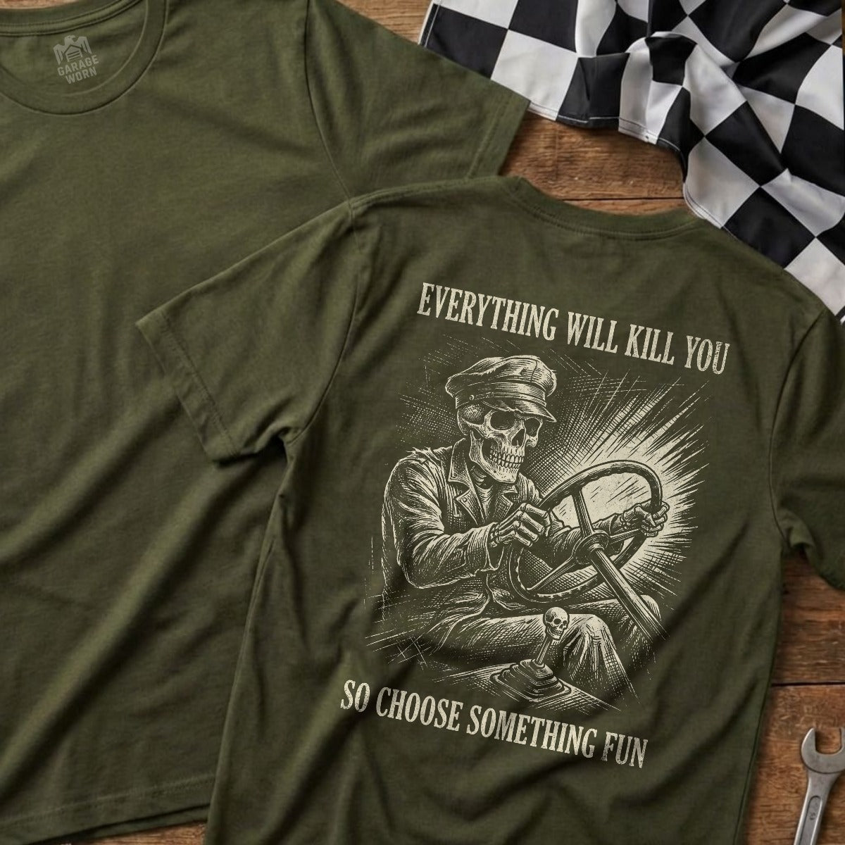 Military Green | Full Back