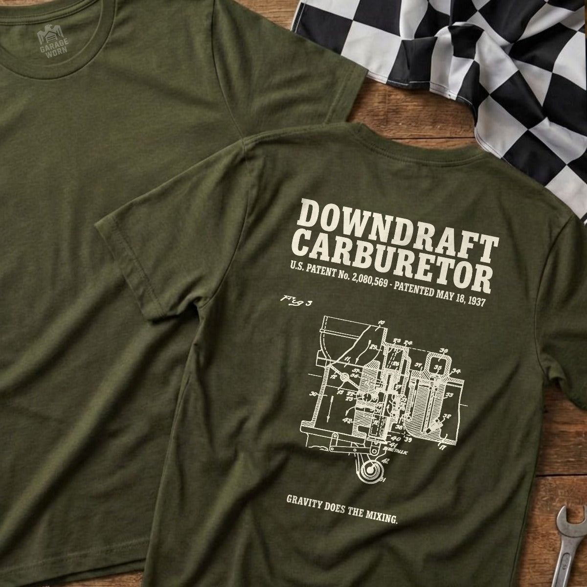 Military Green | Full Back