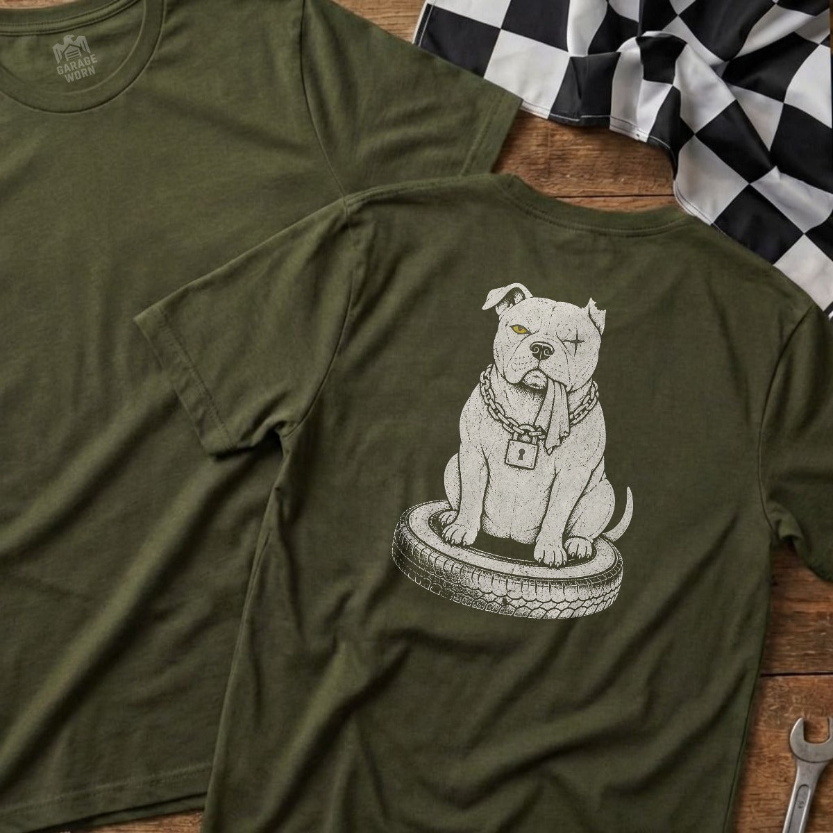 Military Green | Full Back