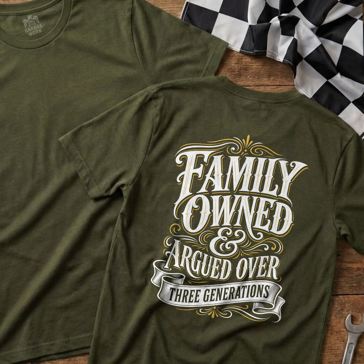Military Green | Full Back