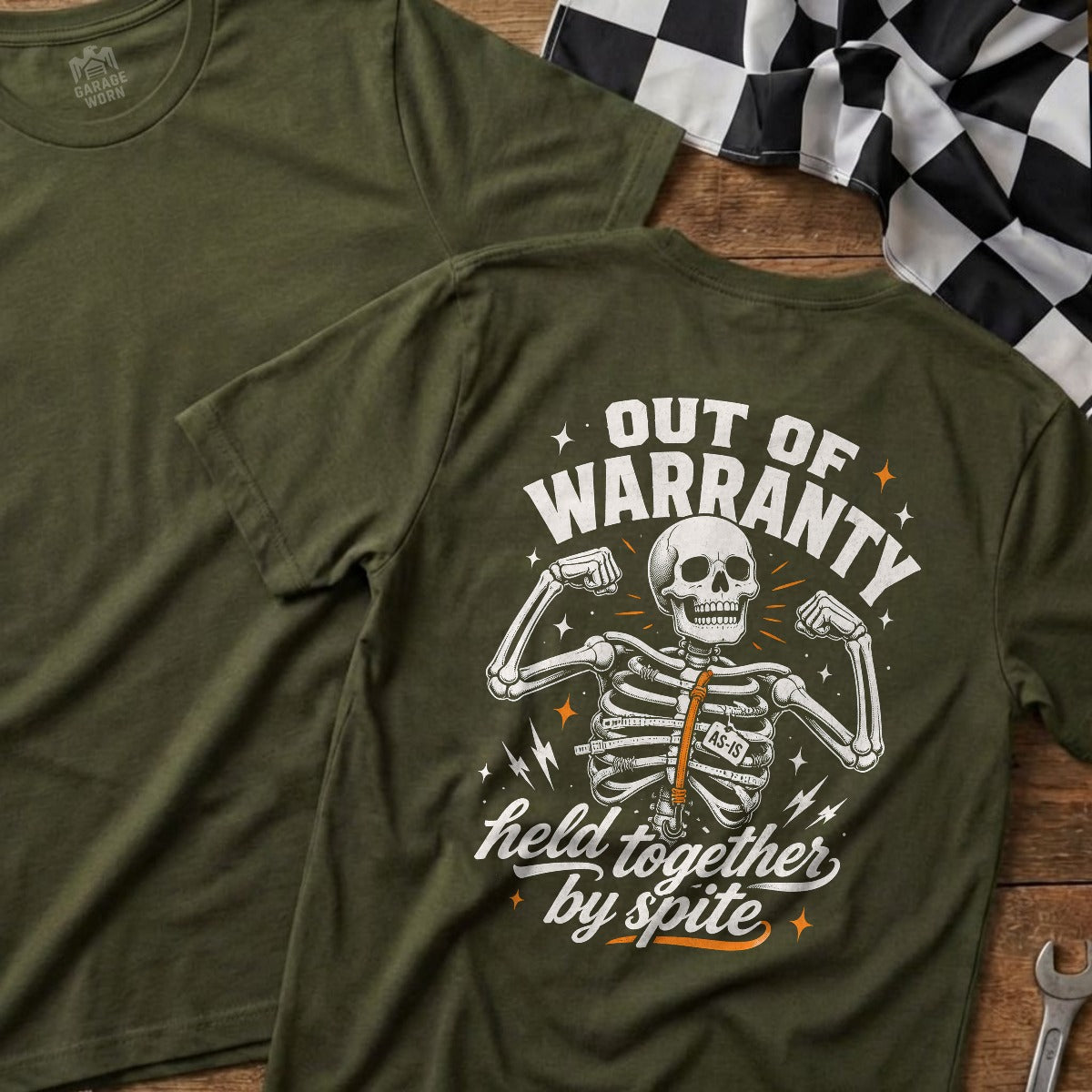 Military Green | Full Back