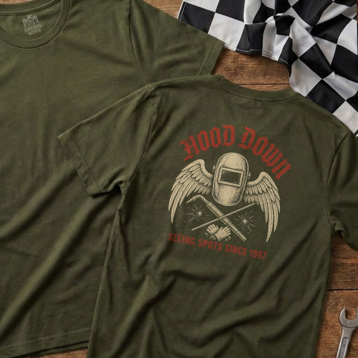 Military Green | Full Back