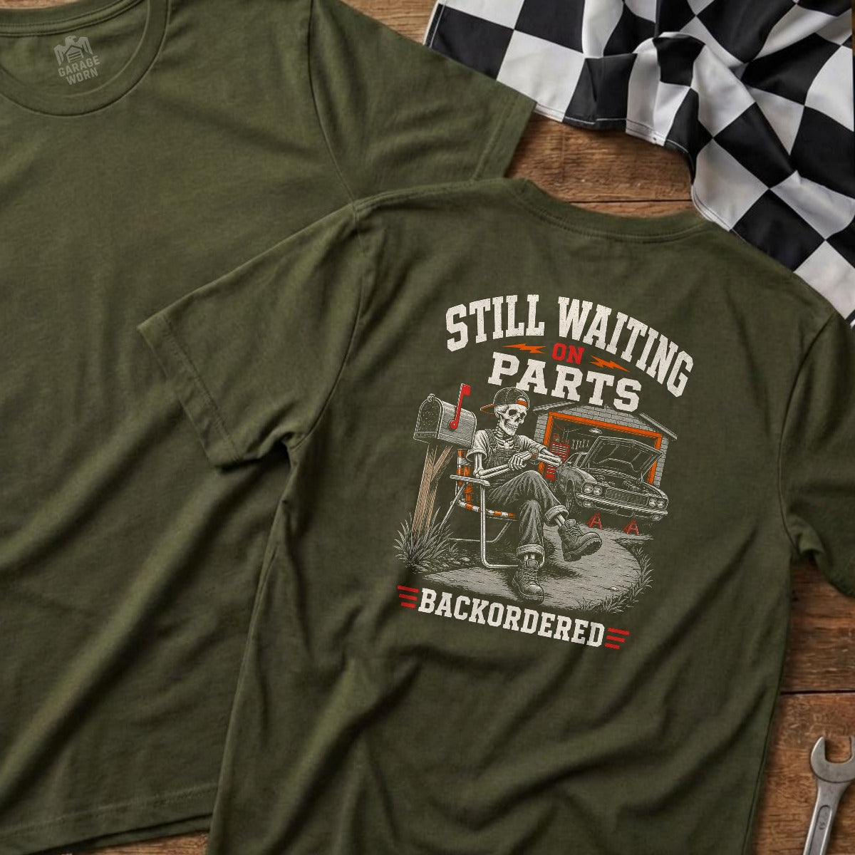 Military Green | Full Back