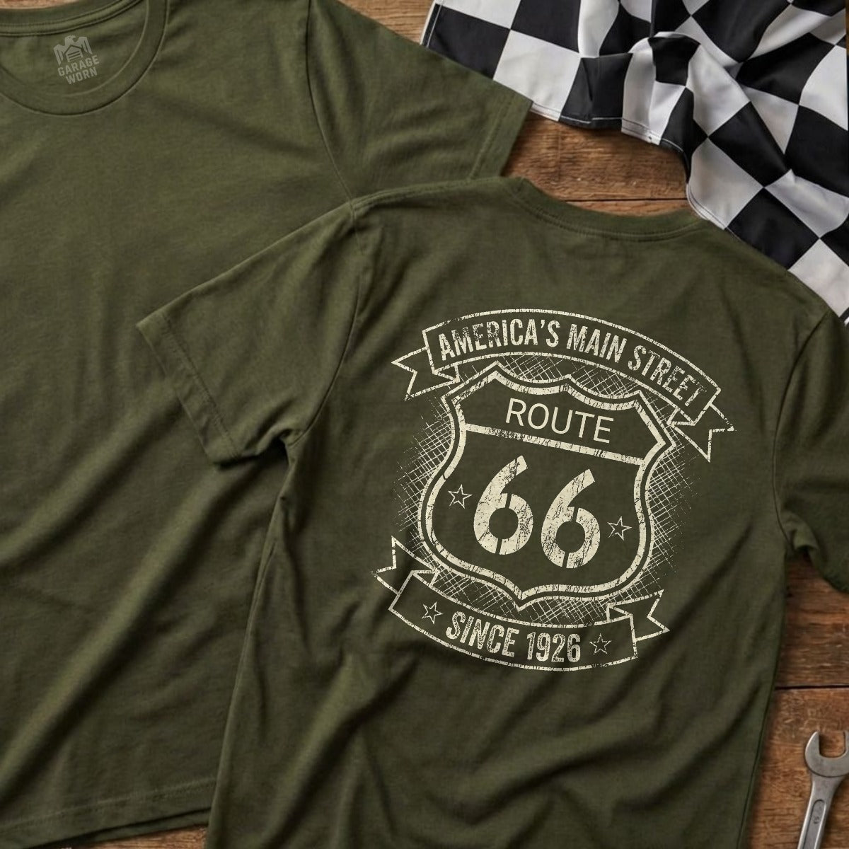 Military Green | Full Back
