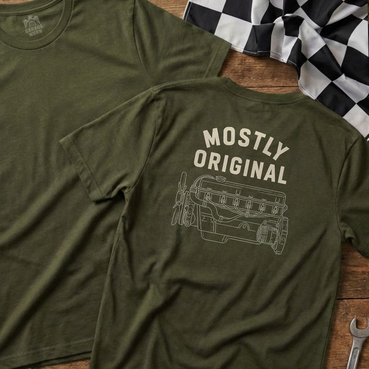 Military Green | Full Back