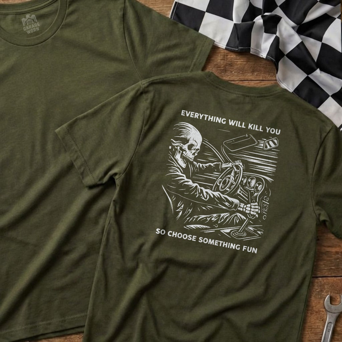 Military Green | Full Back