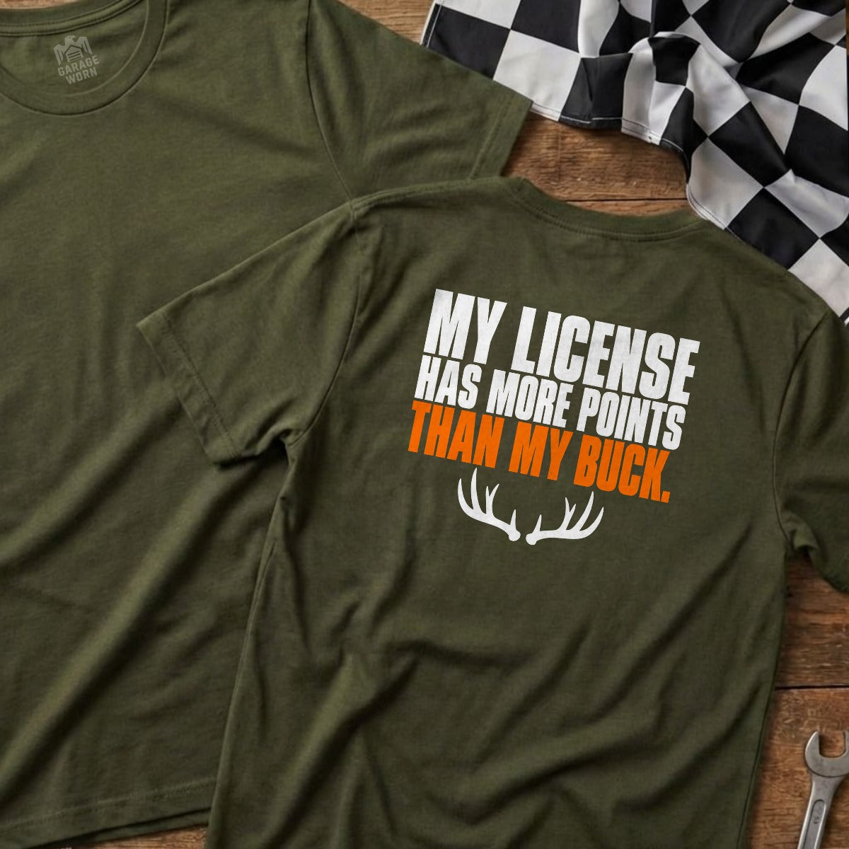 Military Green | Full Back