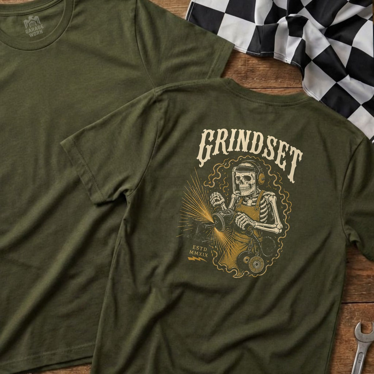 Military Green | Full Back