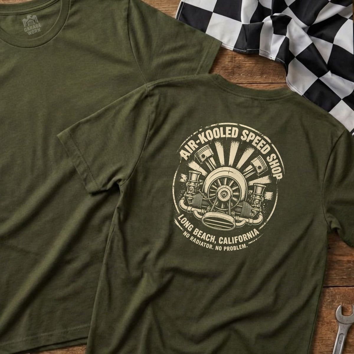 Military Green | Full Back