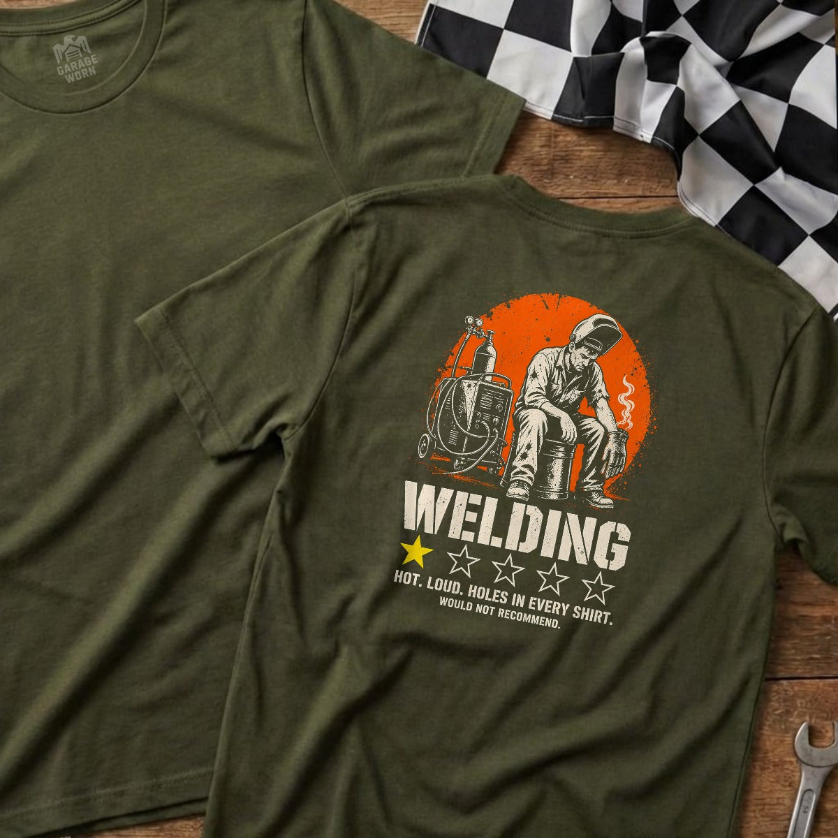 Military Green | Full Back