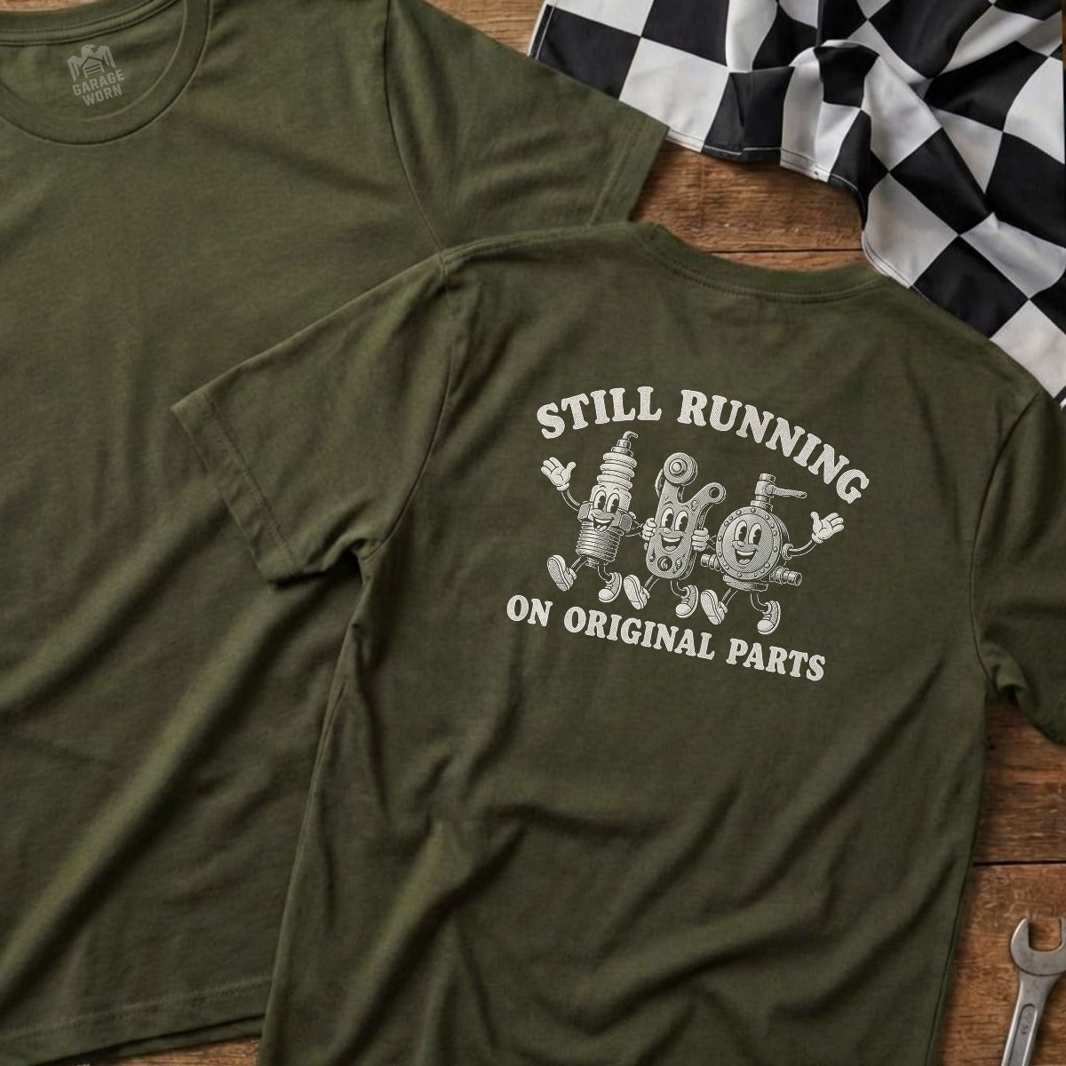 Military Green | Full Back