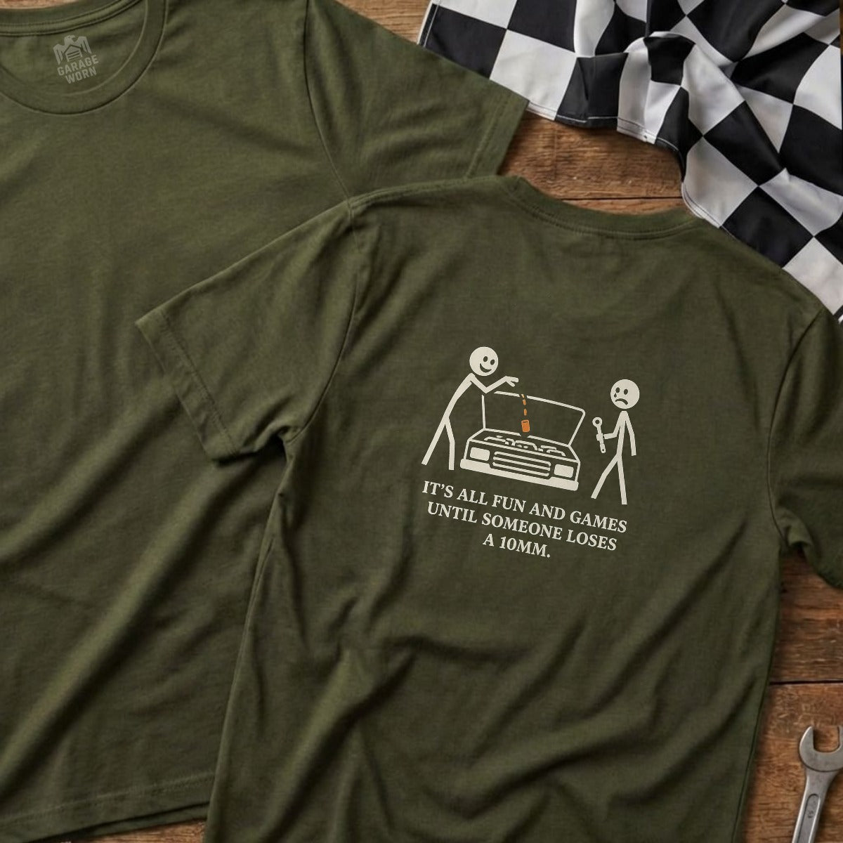 Military Green | Full Back