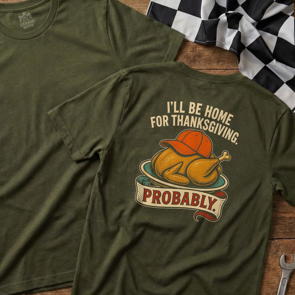 Military Green | Full Back