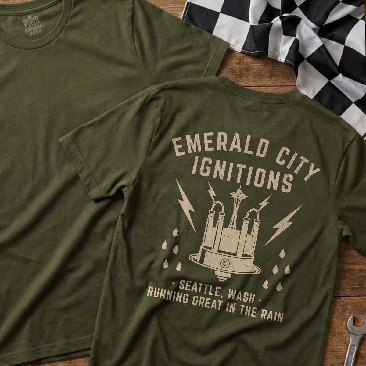 Military Green | Full Back
