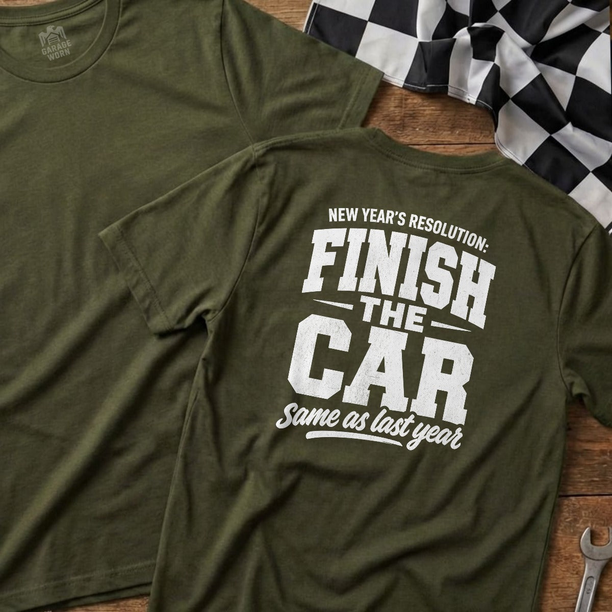 Military Green | Full Back