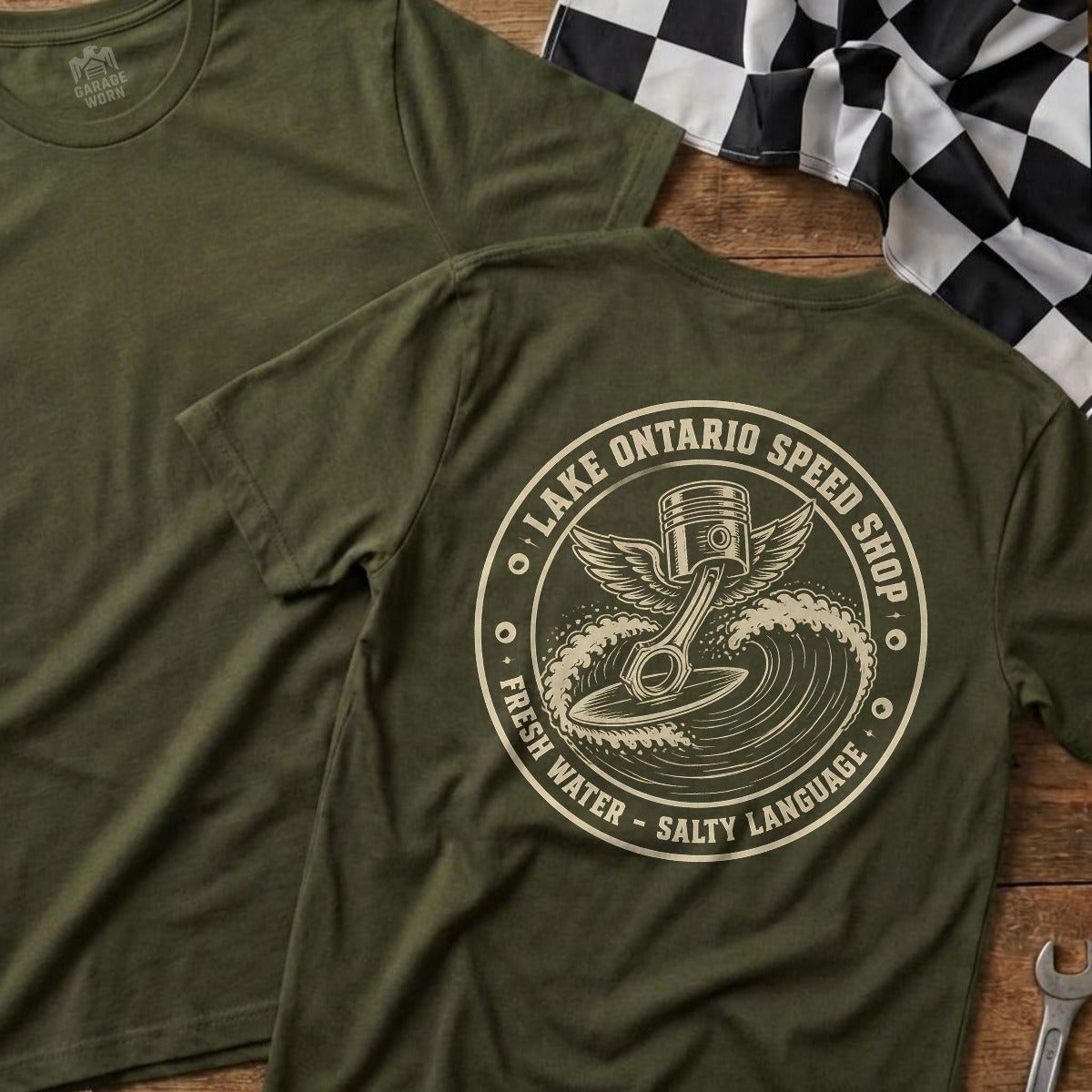 Military Green | Full Back