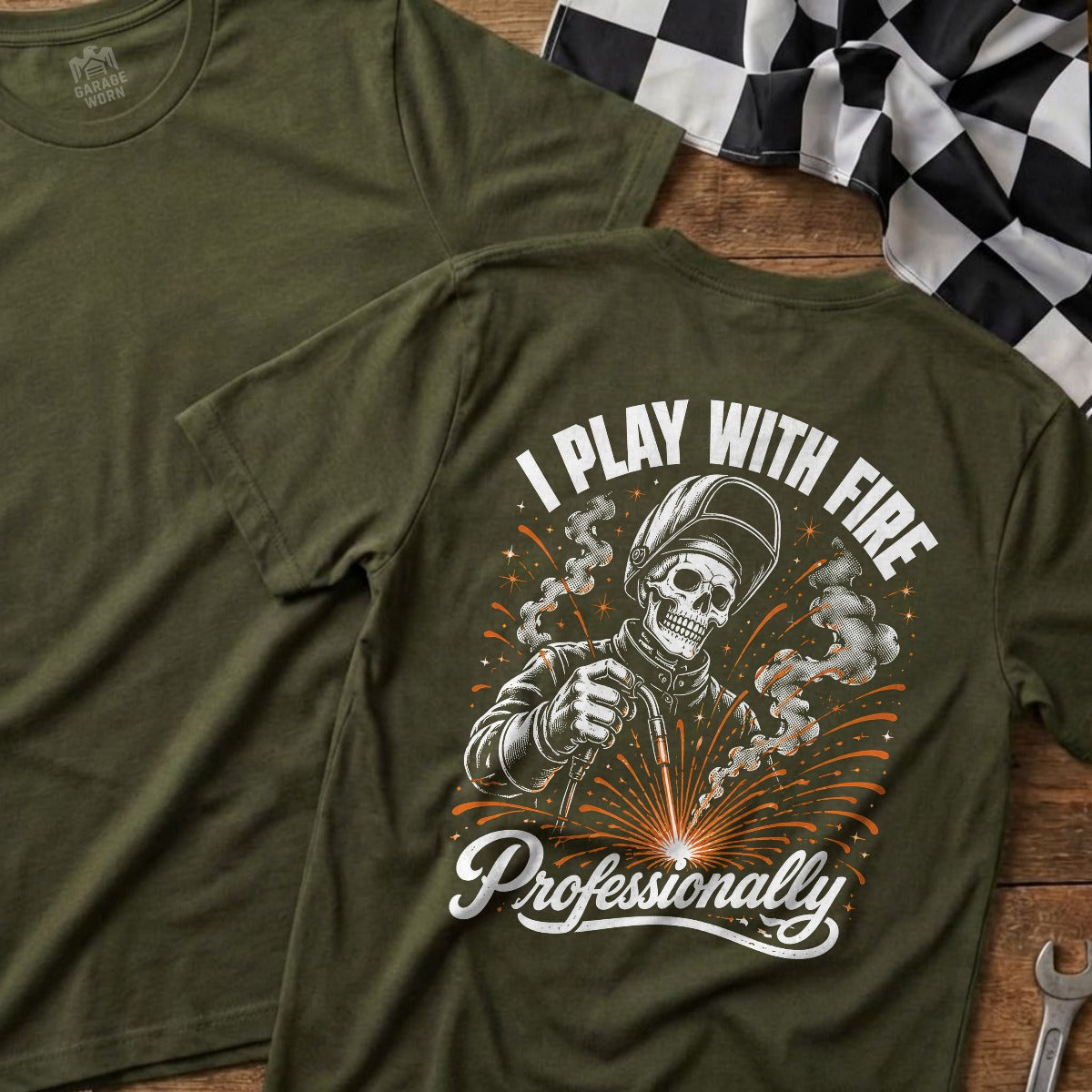 Military Green | Full Back