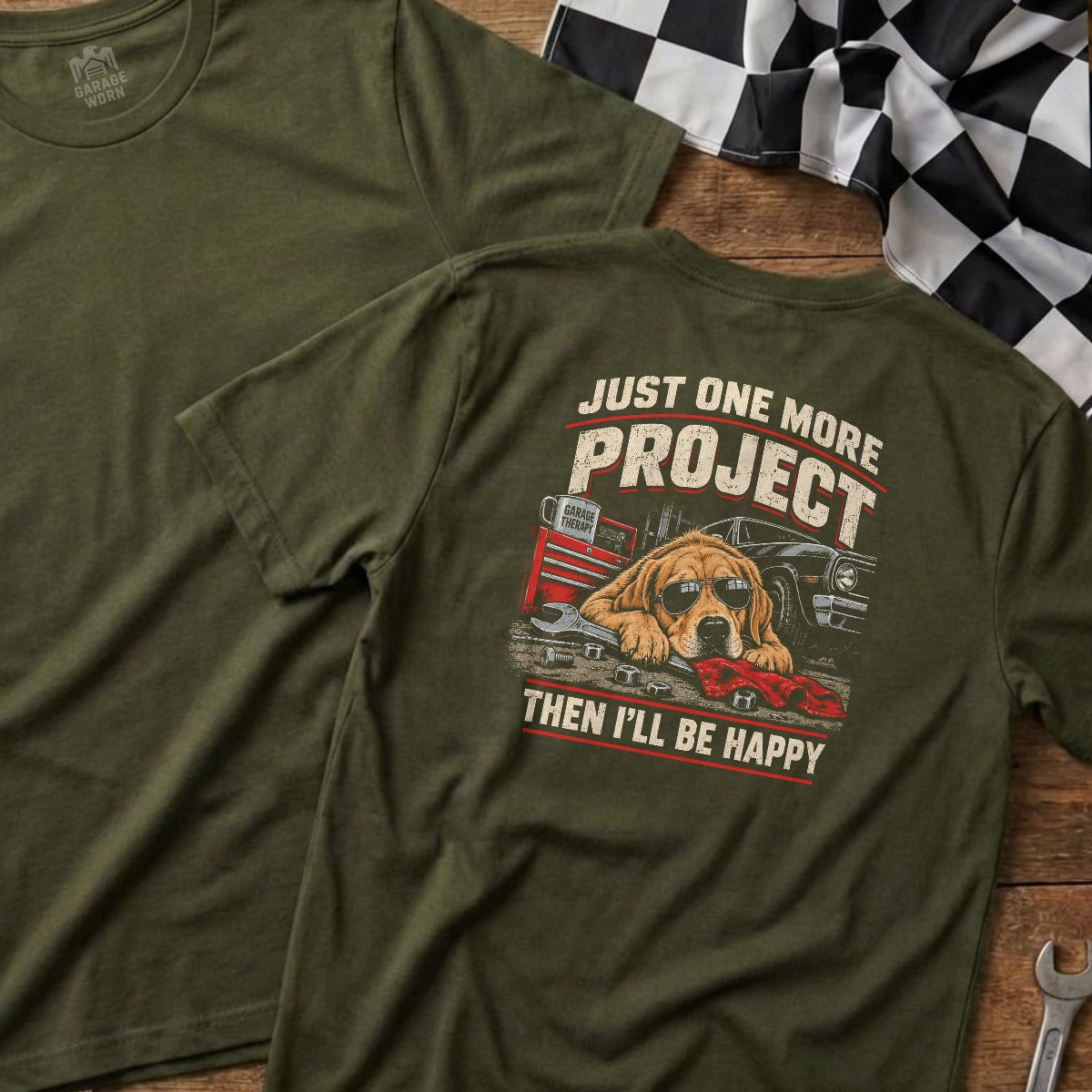 Military Green | Full Back