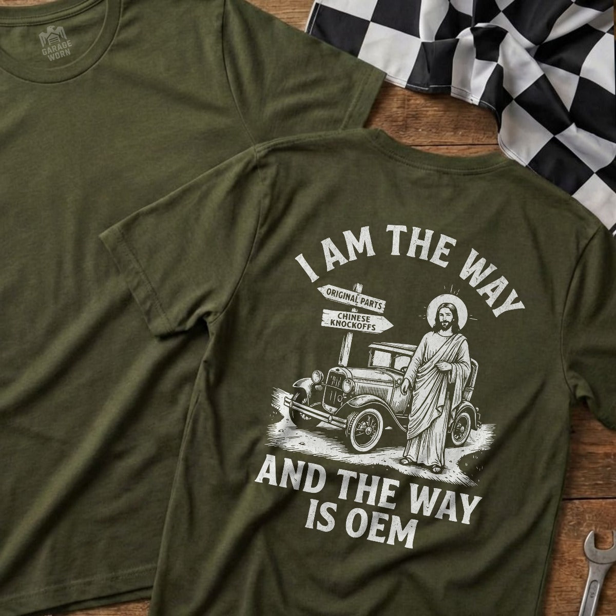Military Green | Full Back