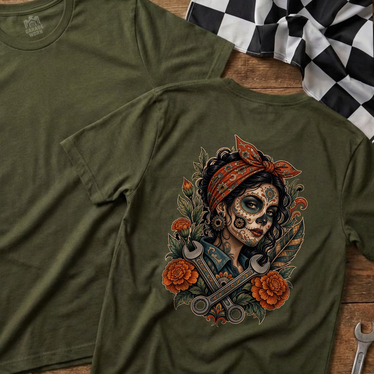 Military Green | Full Back