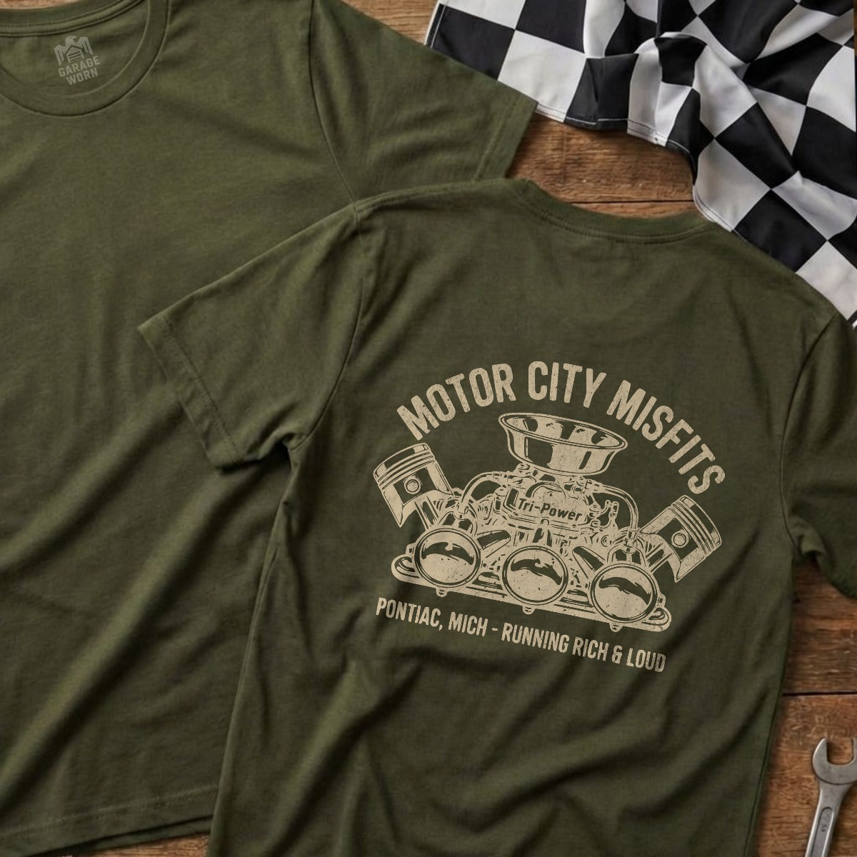 Military Green | Full Back