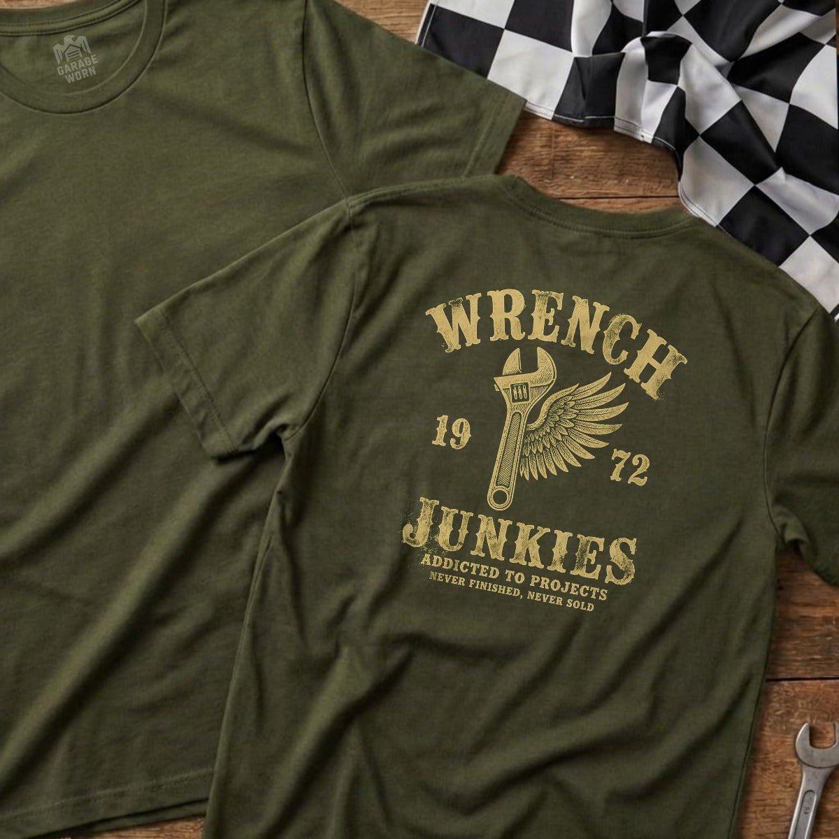 Military Green | Full Back