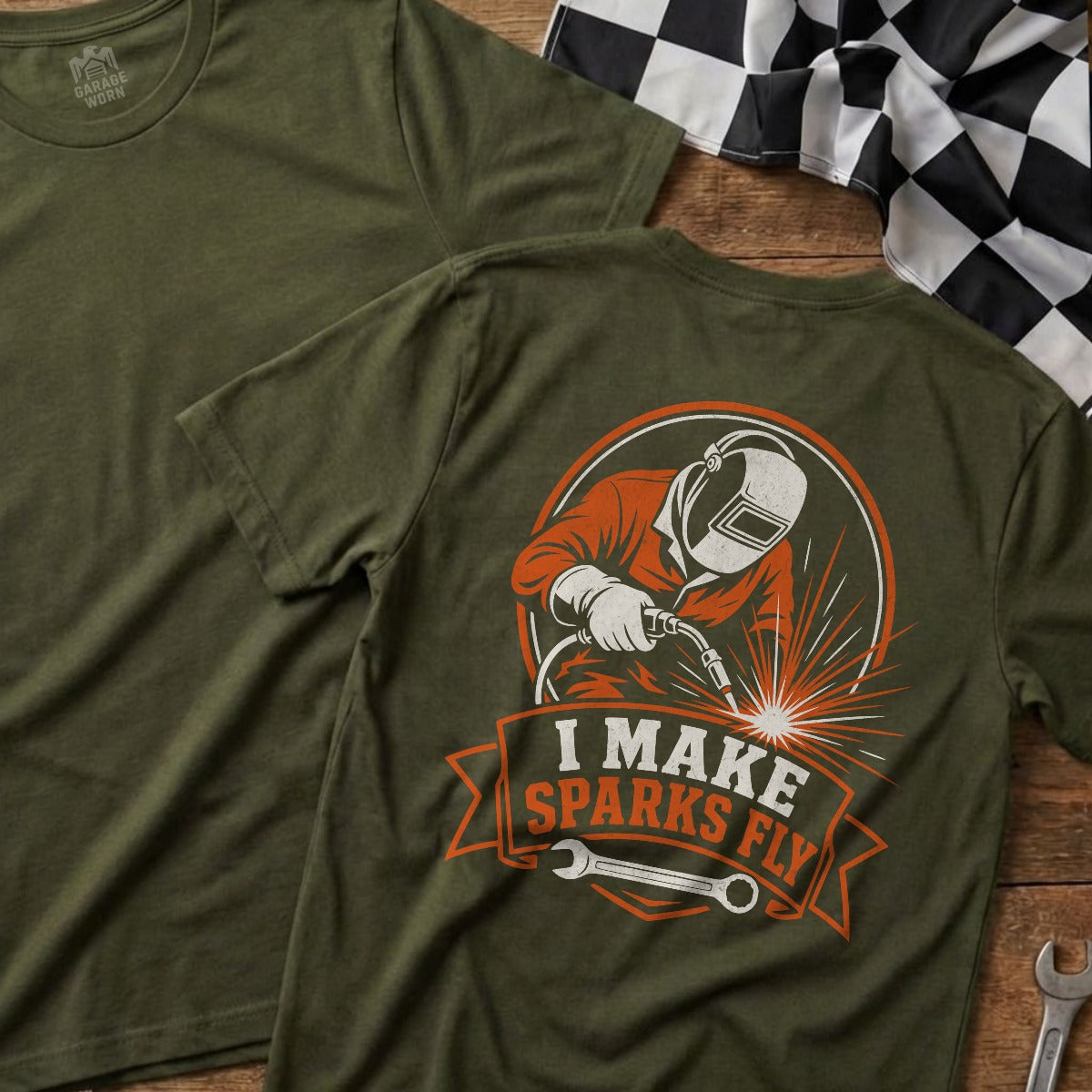 Military Green | Full Back