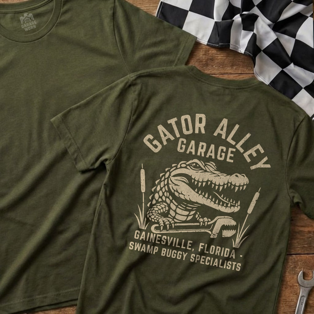 Military Green | Full Back