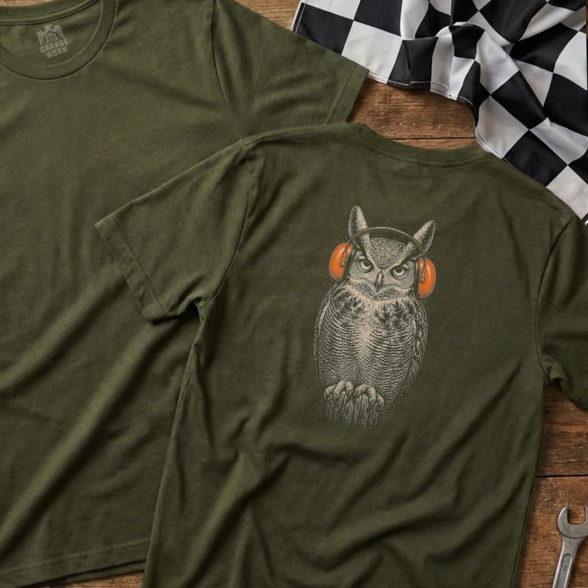 Military Green | Full Back
