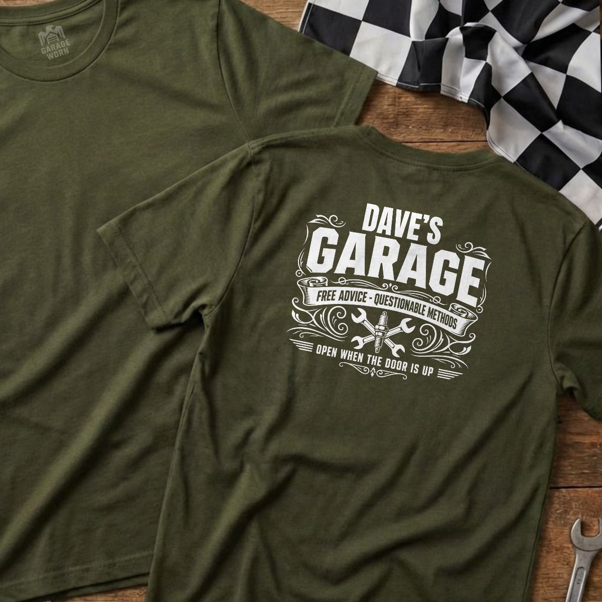 Military Green | Full Back