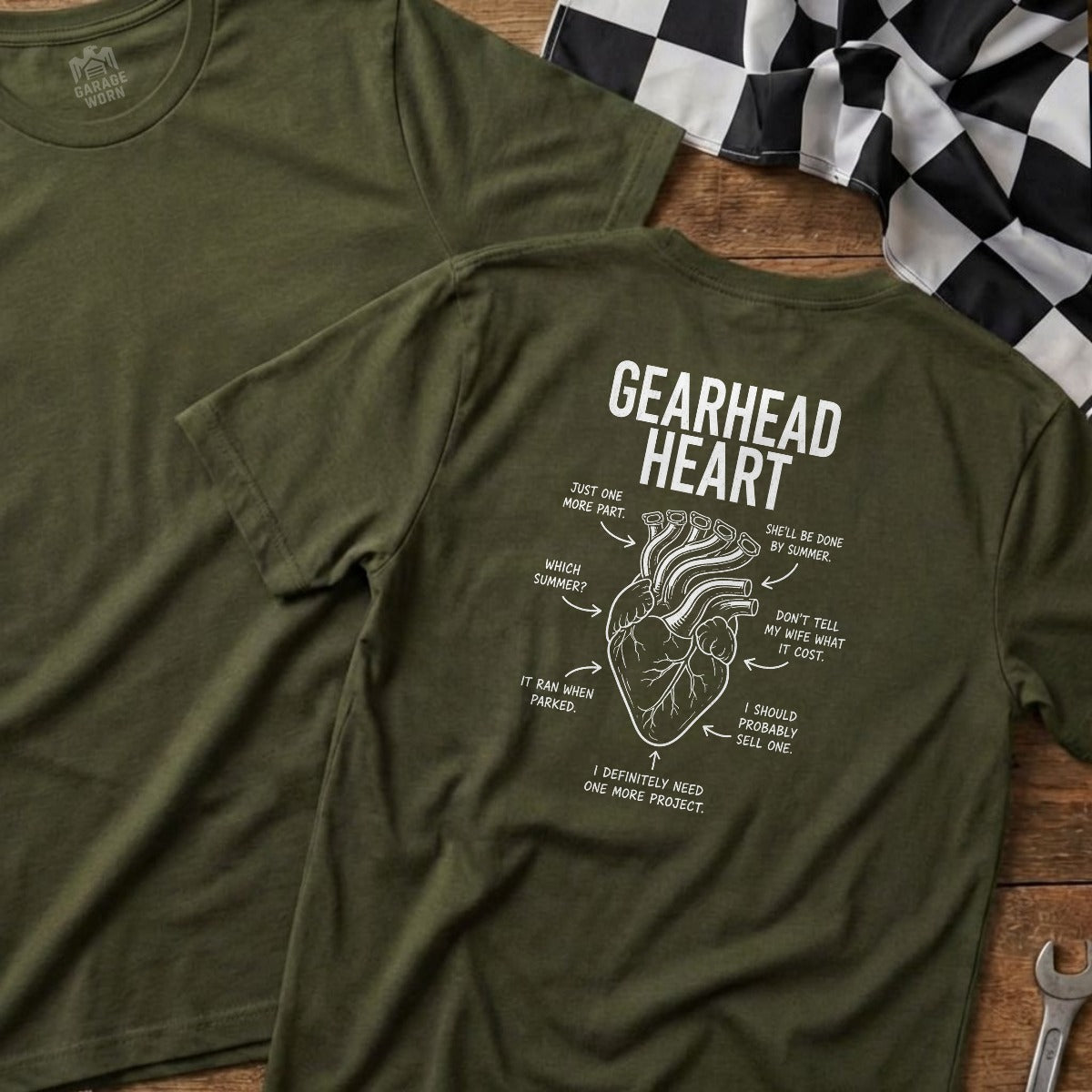 Military Green | Full Back
