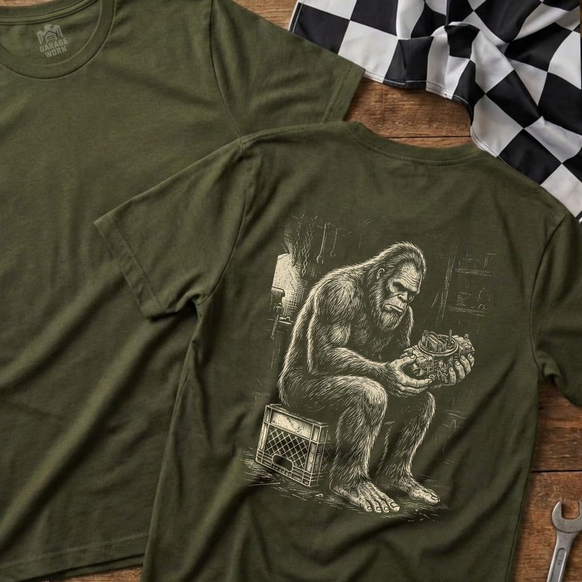 Military Green | Full Back
