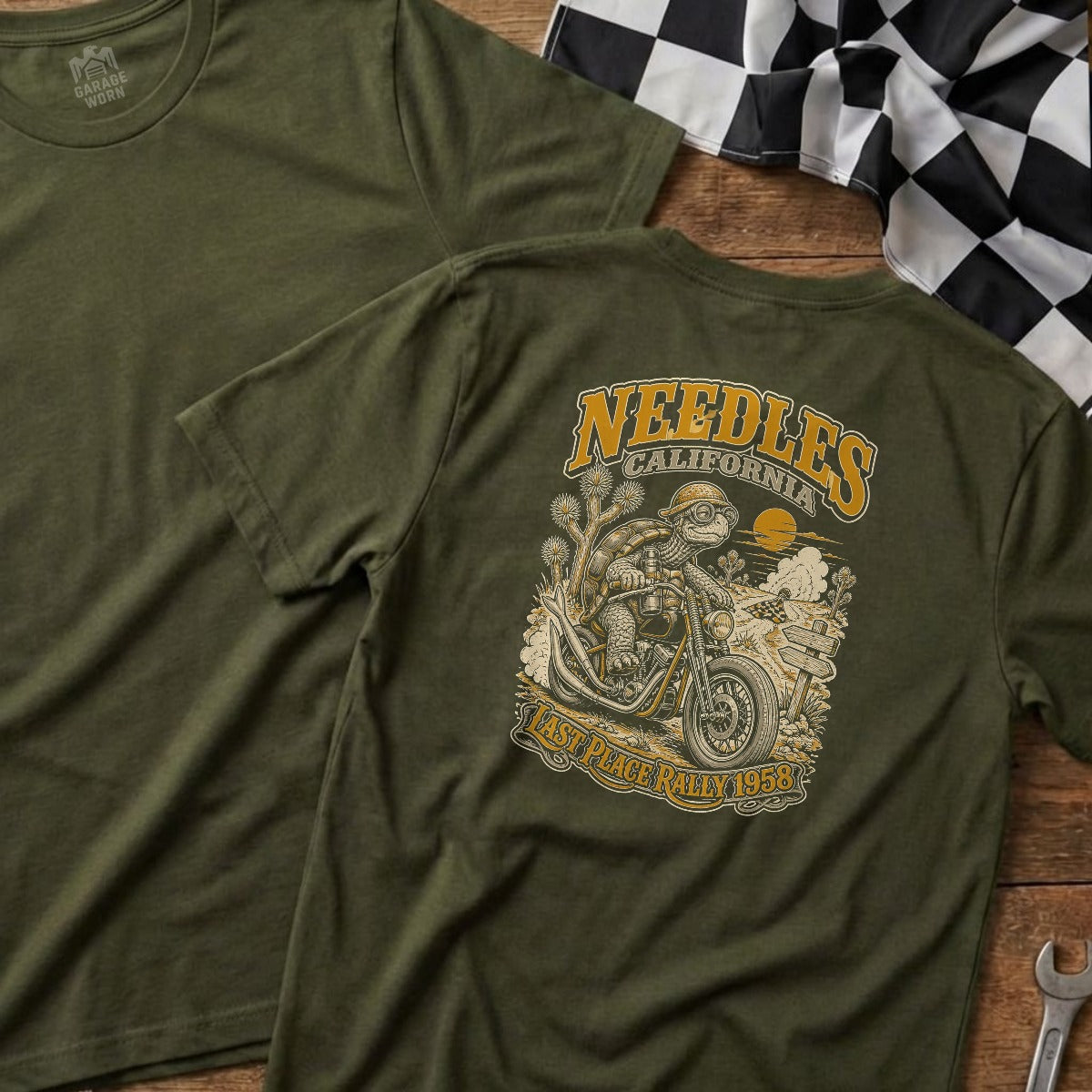 Military Green | Full Back