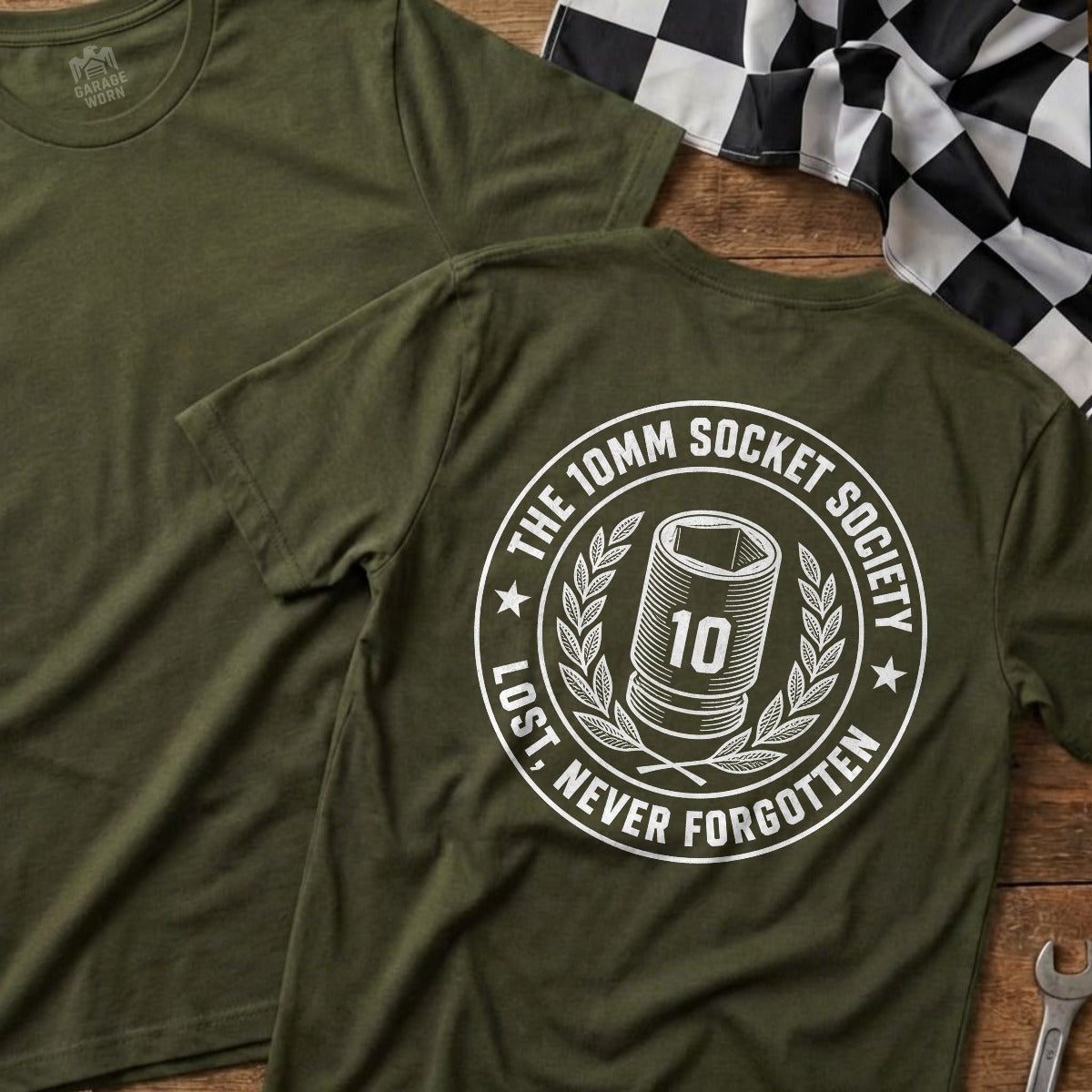 Military Green | Full Back