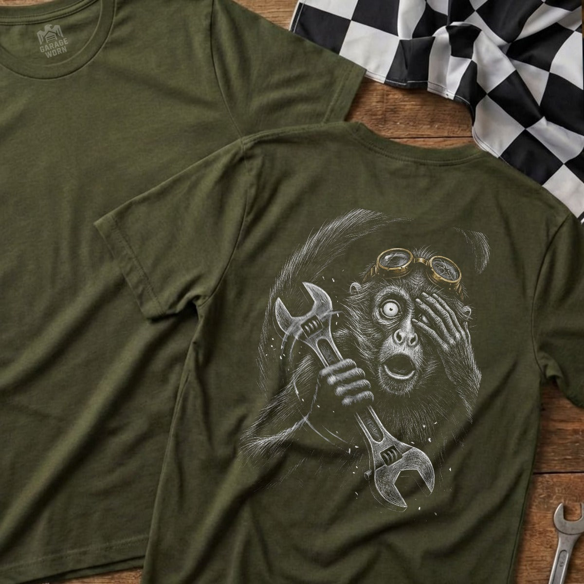 Military Green | Full Back