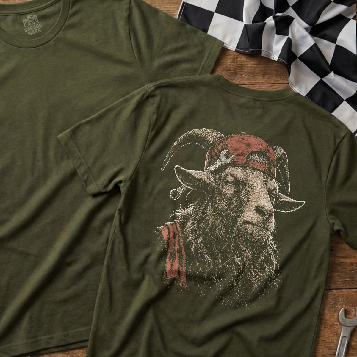 Military Green | Full Back