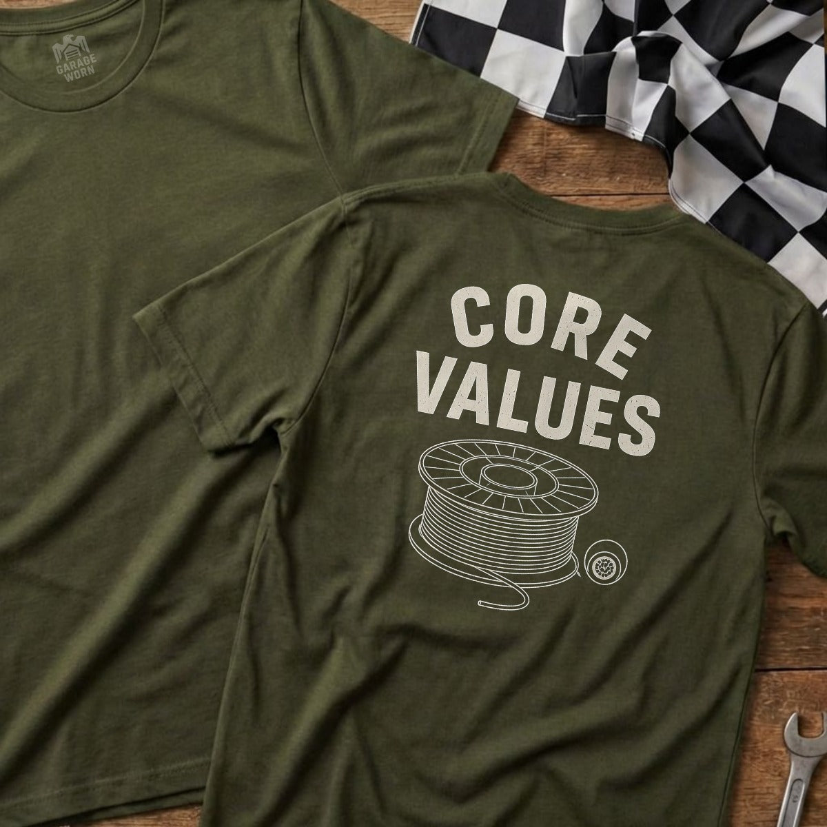 Military Green | Full Back