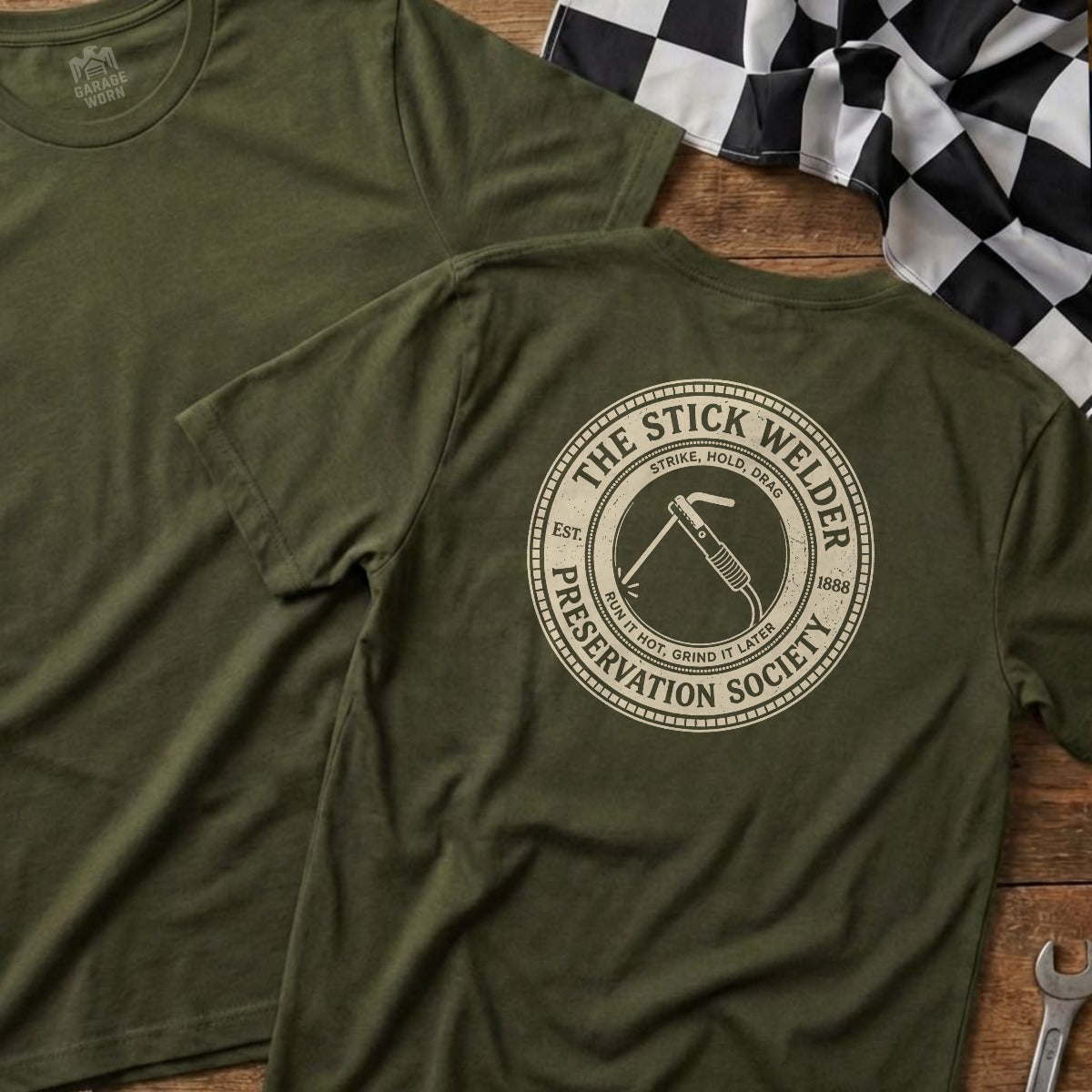 Military Green | Full Back
