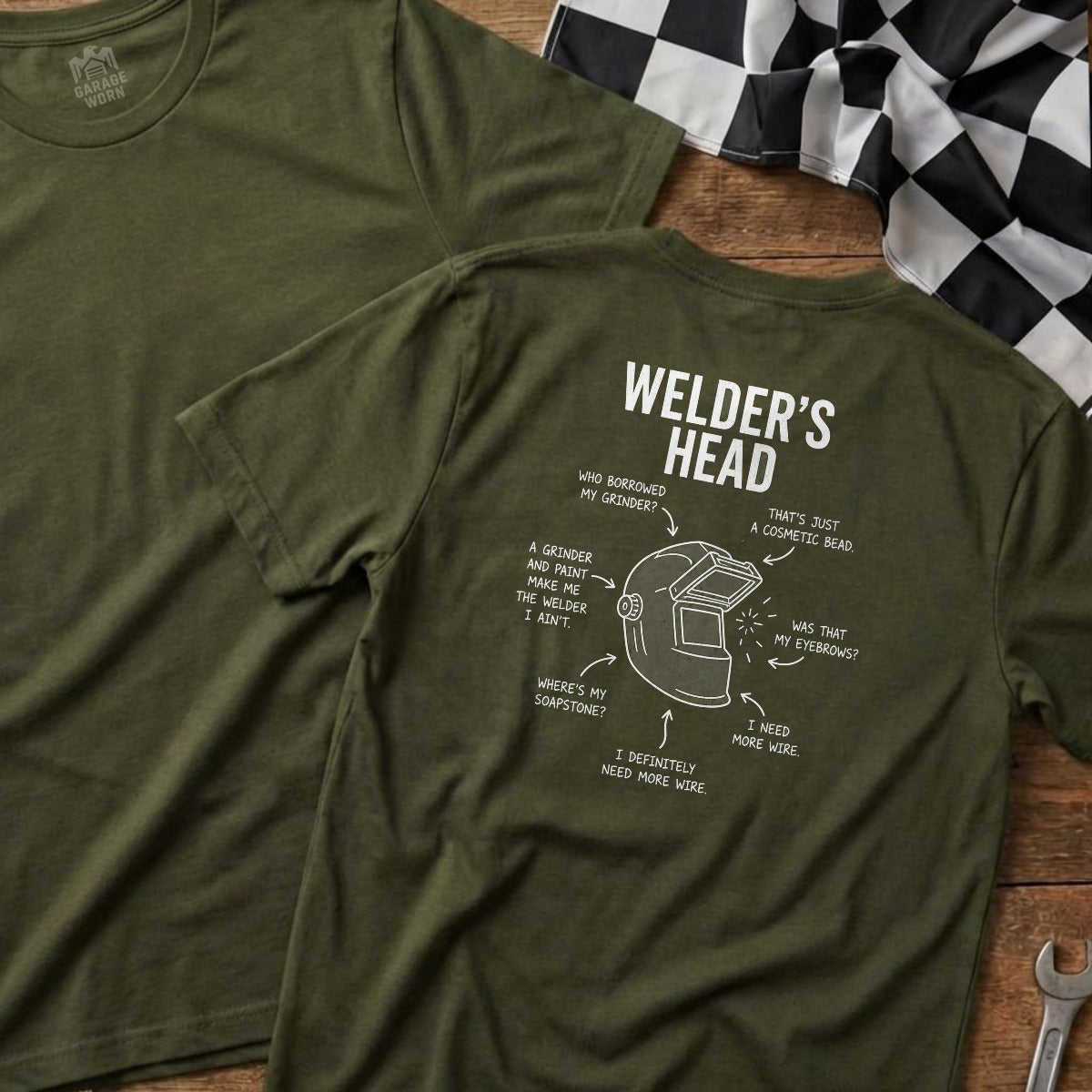 Military Green | Full Back